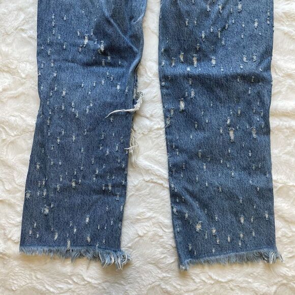 Carmar LF Portia Serre Distressed High Rise Straight Leg Denim Jean - Women’s 25 - Picture 6 of 10